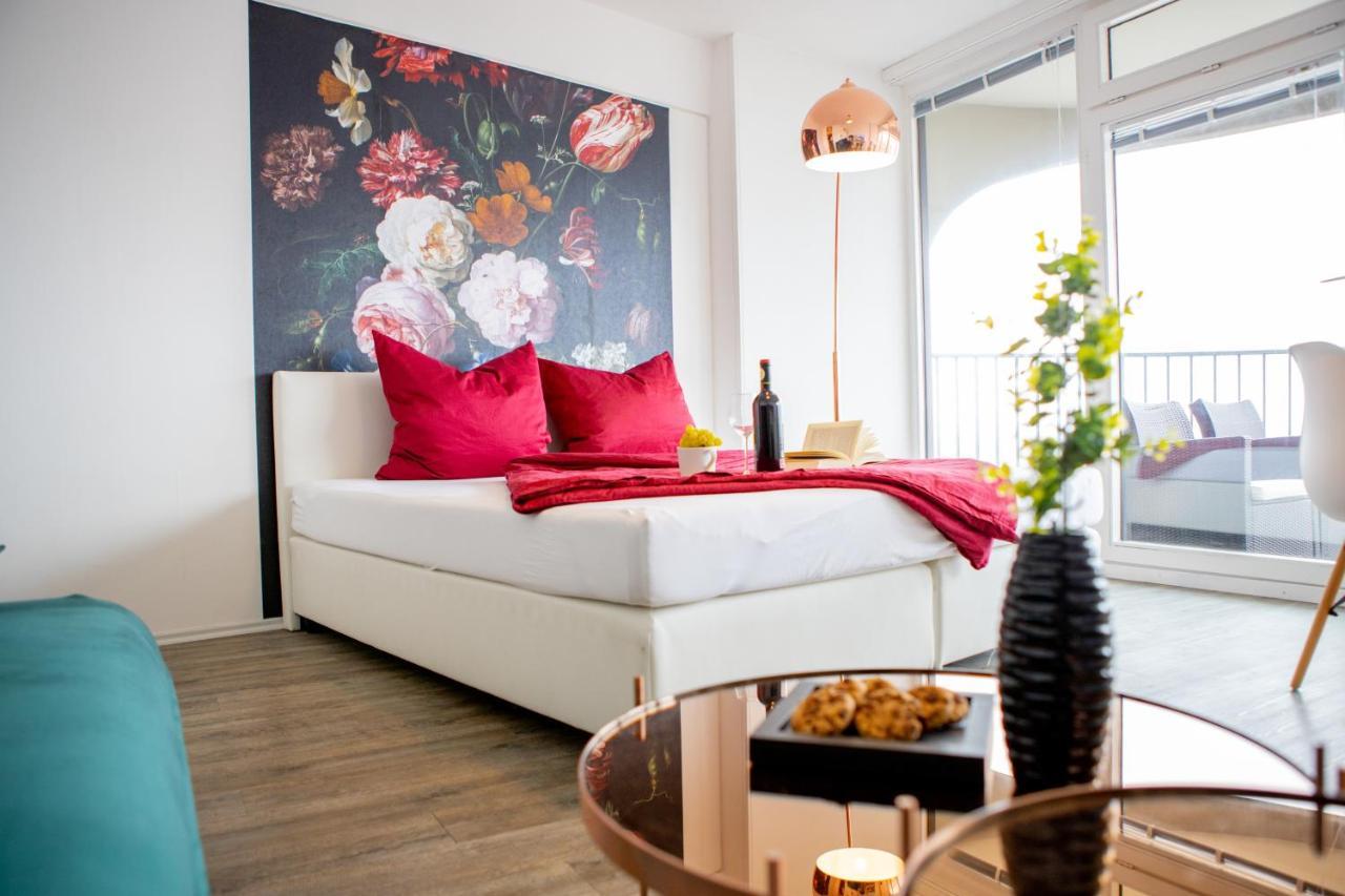 Modernes Apartment Mit Tollem Blick Ueber Die Stadt Augsbourg Extérieur photo
