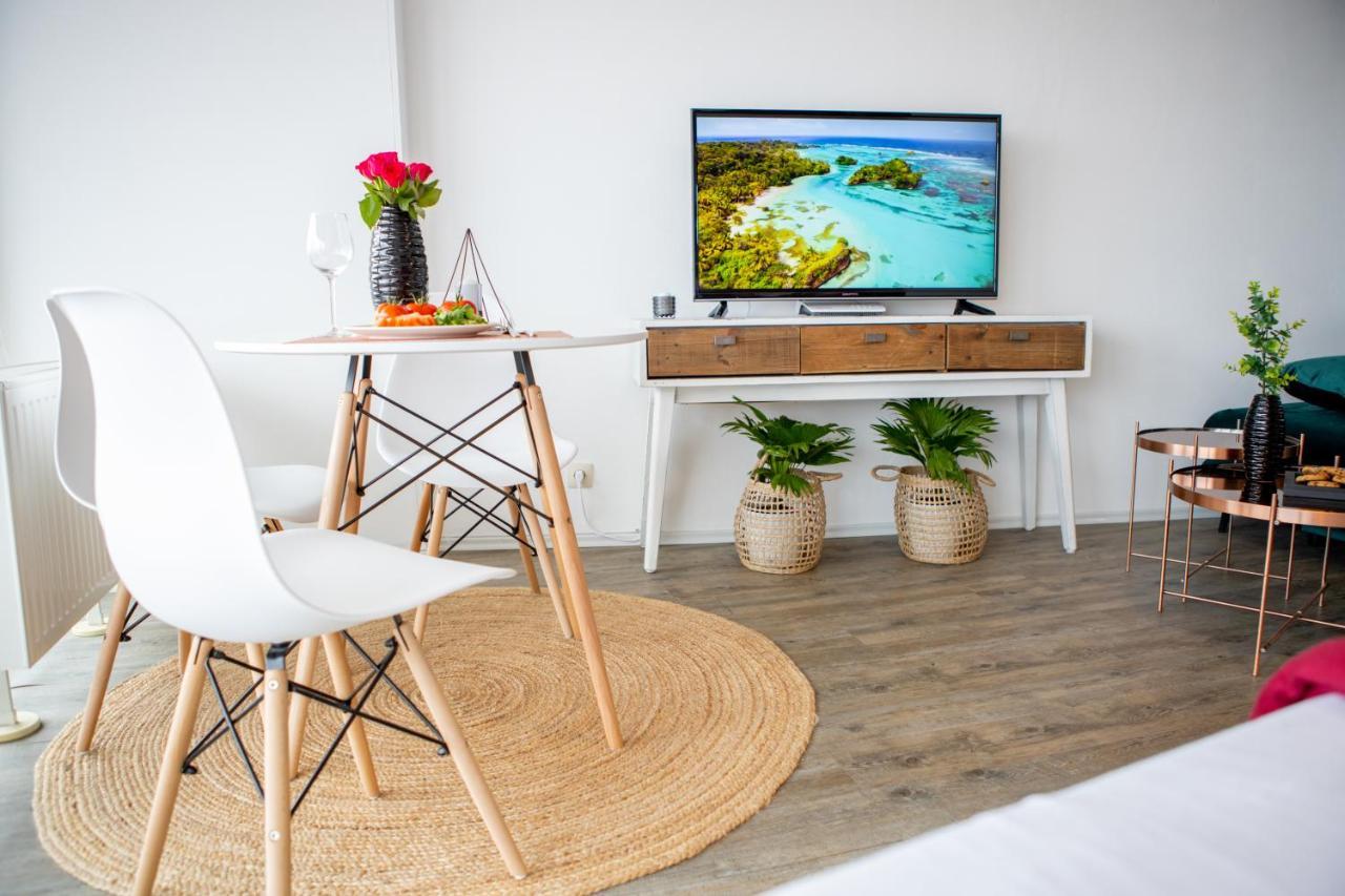 Modernes Apartment Mit Tollem Blick Ueber Die Stadt Augsbourg Extérieur photo