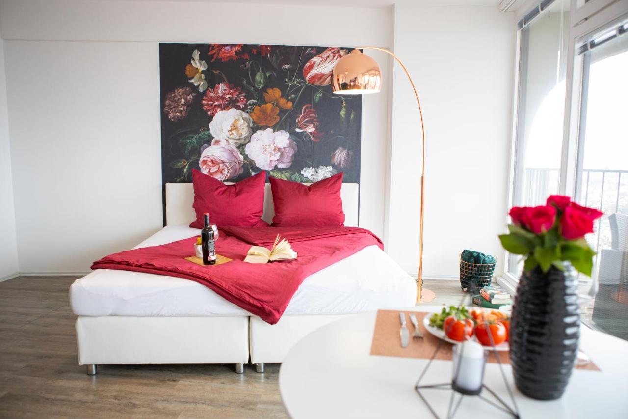 Modernes Apartment Mit Tollem Blick Ueber Die Stadt Augsbourg Extérieur photo